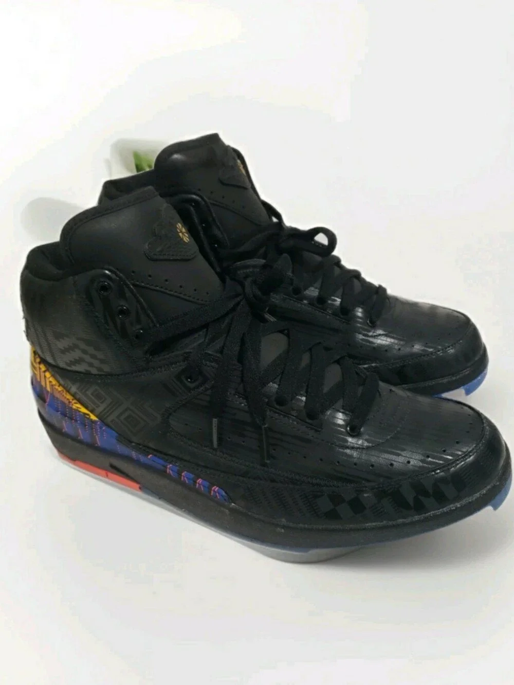 Air Jordan 2 Retro BHM Black History Month 2019 M’s Size 12 BQ7618-007 Well Kept